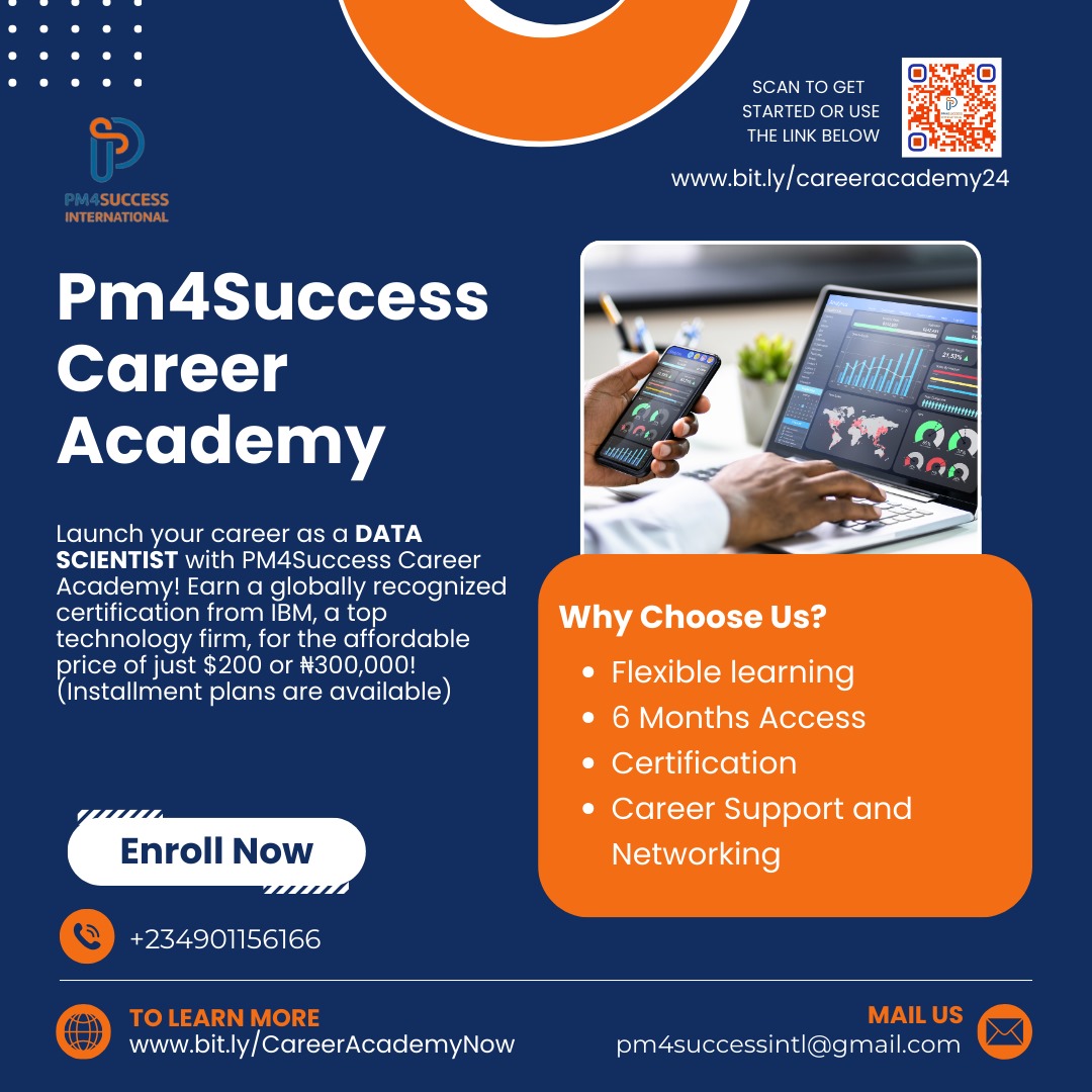 PM4Success Career Academy | Data Scientist