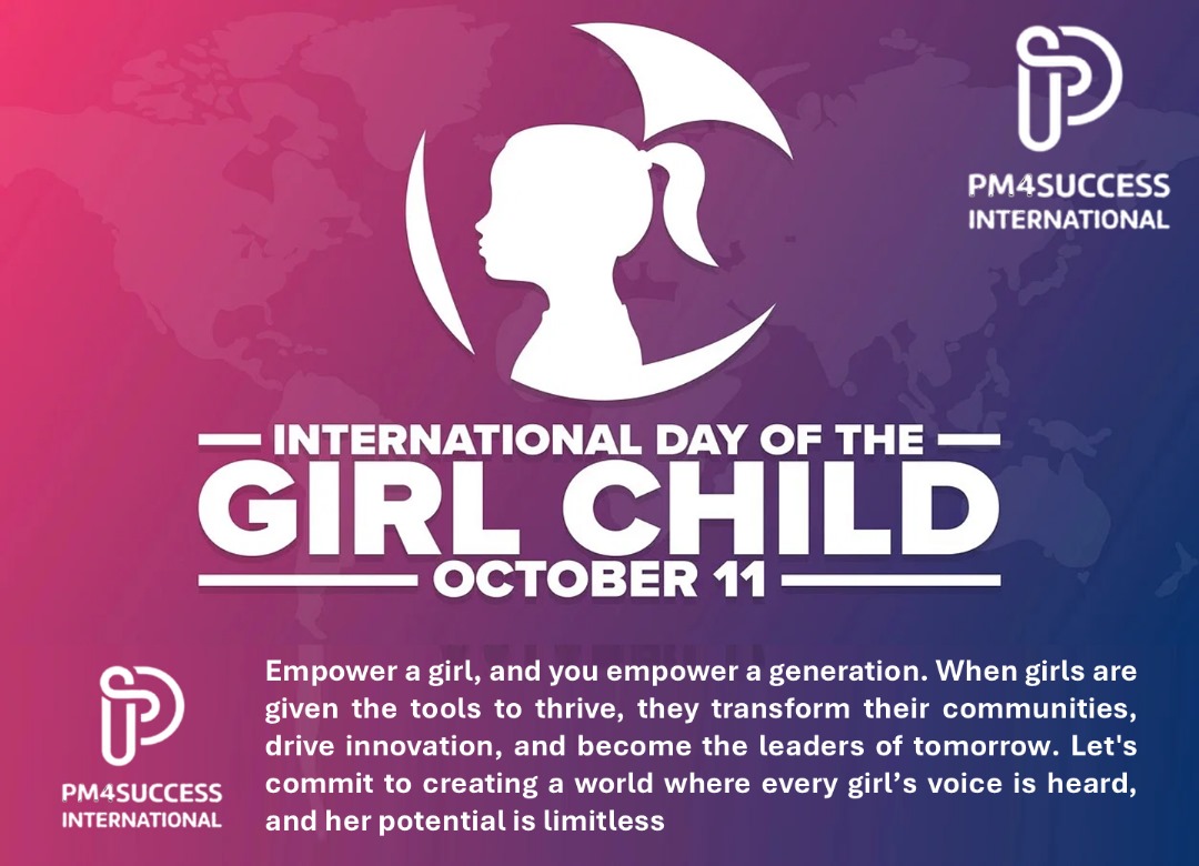 Happy International Day of the Girl Child.