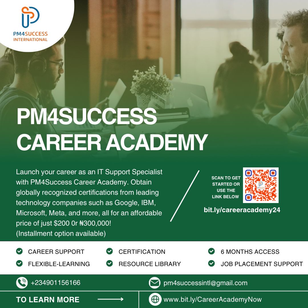 PM4Success Career Academy | IT Support Specialist Course