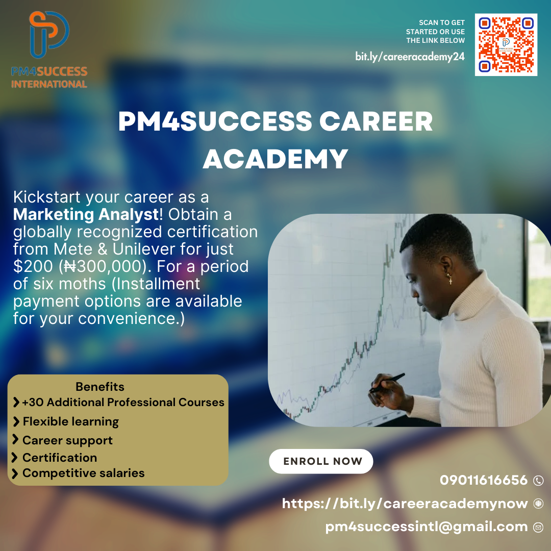 PM4Success Career Academy | Marketing Analyst