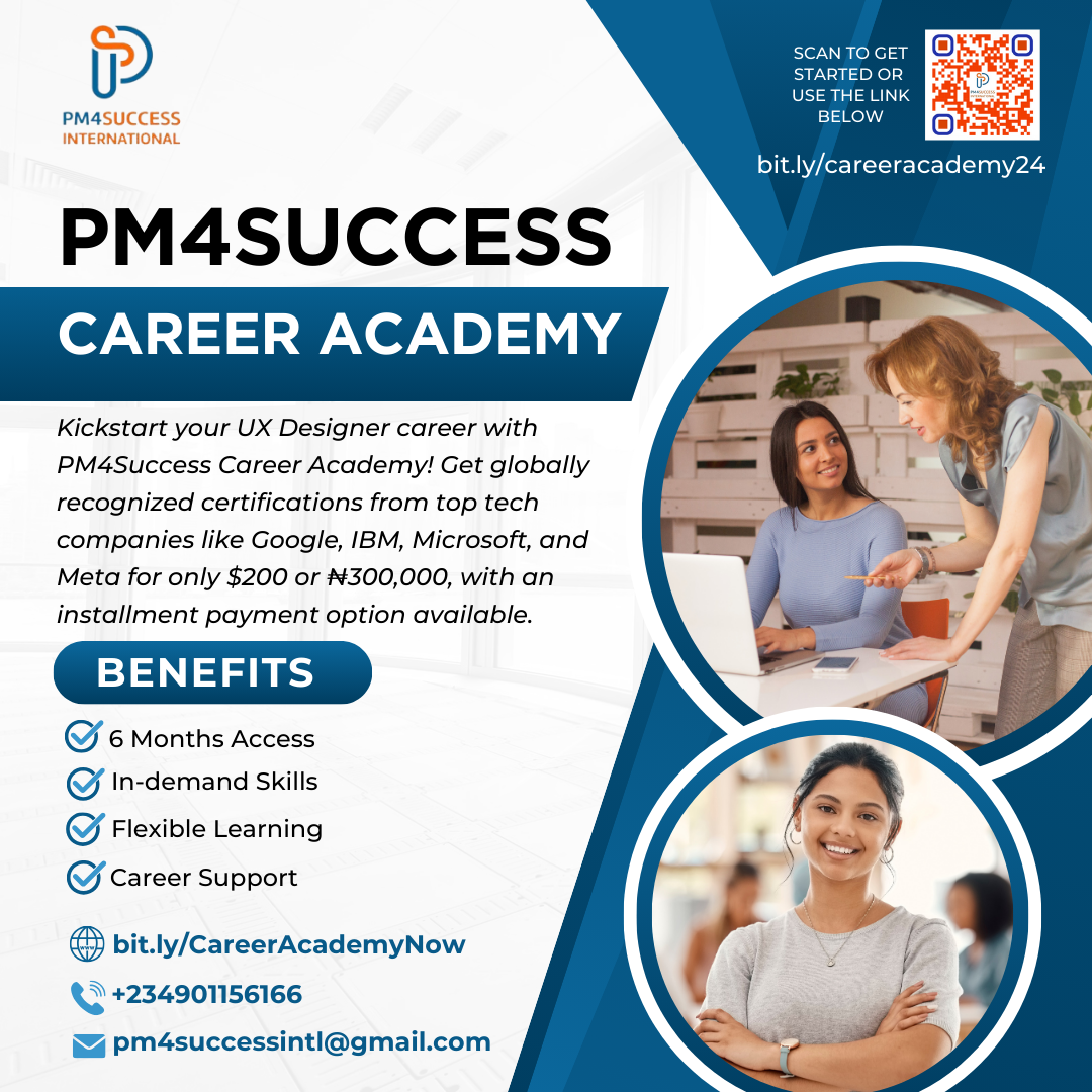 PM4Success Career Academy | UX Designer