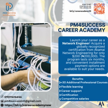 PM4Success Career Academy | Network Engineer