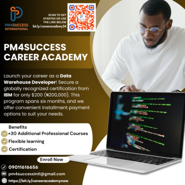 PM4Success Career Academy | Data Warehouse Developer