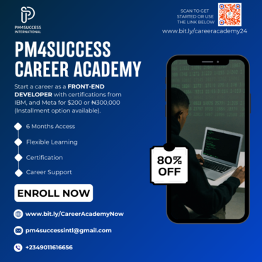 PM4Success Career Academy | Front-End Developer