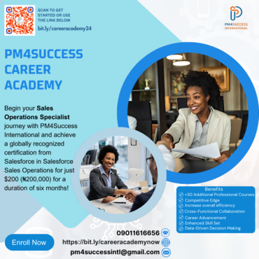 PM4Success Career Academy | Sales Operations Specialist